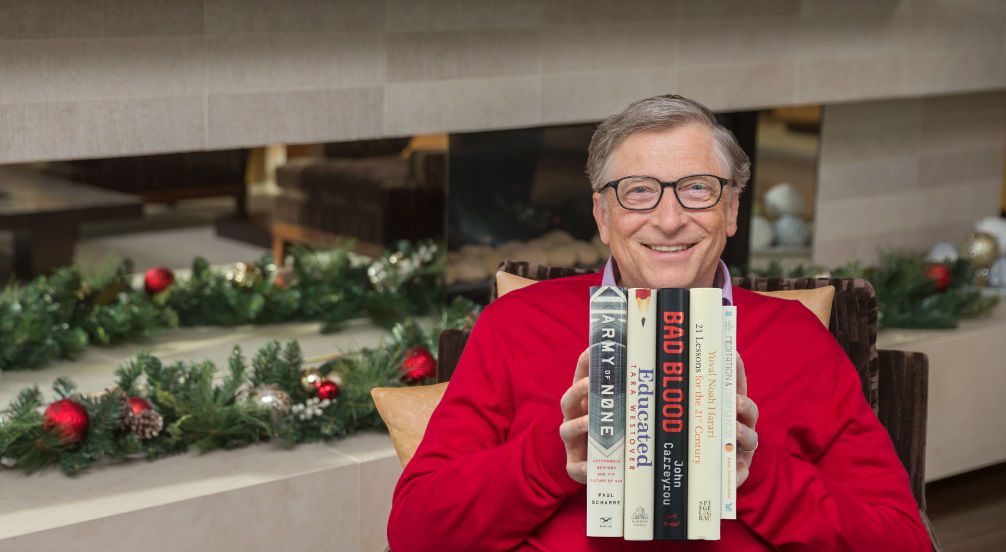 Bill Gates revela os 5 melhores livros que leu em 2018