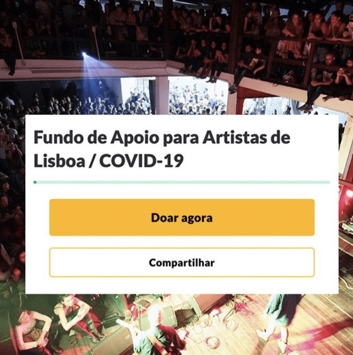 Coronavírus. Anjos70 cria fundo para artistas de Lisboa