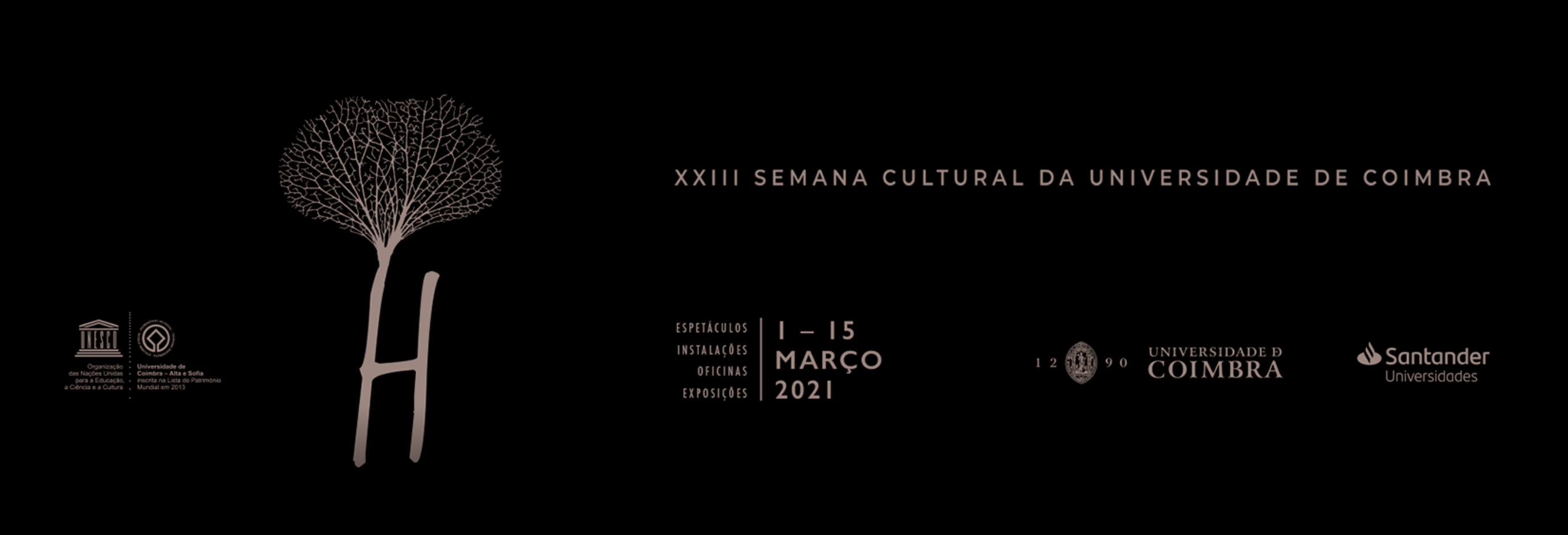 XXIII Semana Cultural da Universidade de Coimbra apresenta programa multidisciplinar em formato online