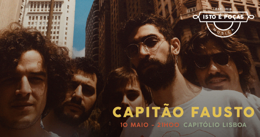 Capitão Fausto dão concerto gratuito para 100 fãs no Capitólio