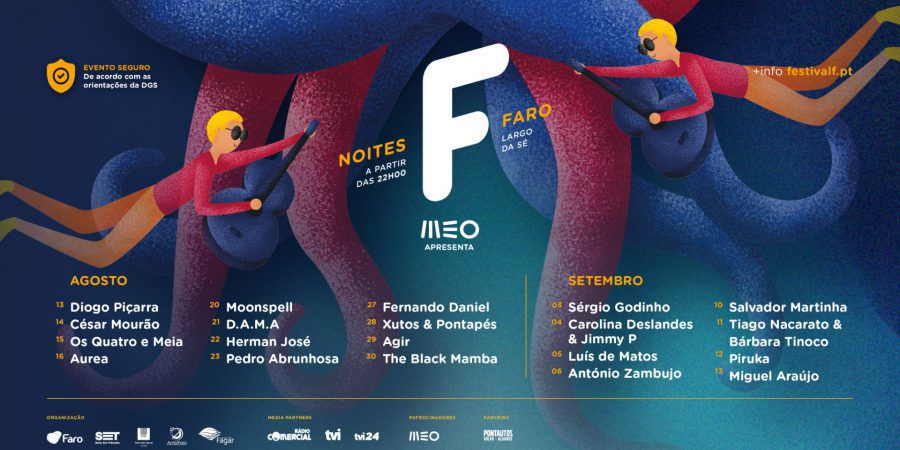 Noites F celebram o Festival F em Agosto e Setembro, em Faro