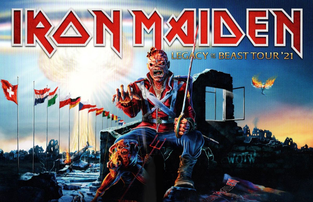 Concerto dos Iron Maiden em Portugal é adiado para 2022