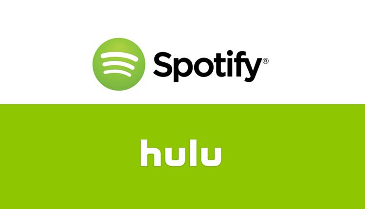 Nos EUA, Hulu e Spotify criam parceria dos dois serviços por menos de 9 euros