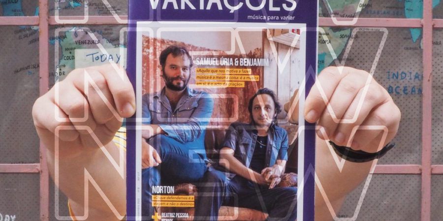 Revista Variações com entrevistas a Samuel Úria e Benjamim e artigos sobre Norton, Beatriz Pessoa e Nenny