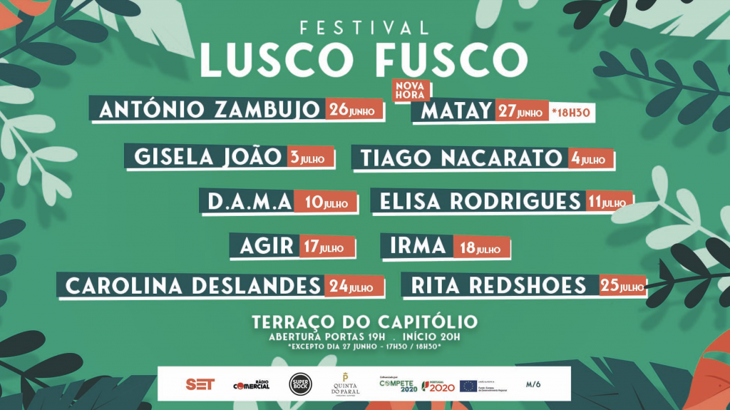 Festival Lusco Fusco leva D.A.M.A, Elisa Rodrigues, Agir, Irma, Carolina Deslandes e Rita Redshoes ao Terraço do Capitólio