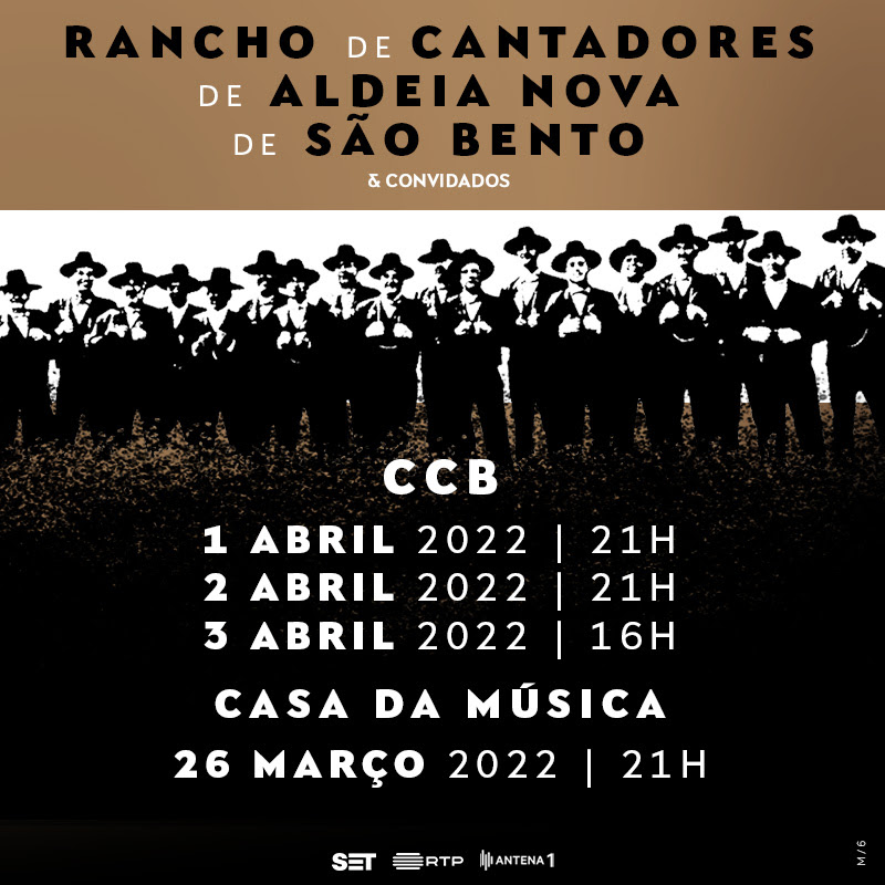 Casa da Música recebe Cante Alentejano com o Rancho de Cantadores de Aldeia Nova de São Bento e convidados especiais já este sábado