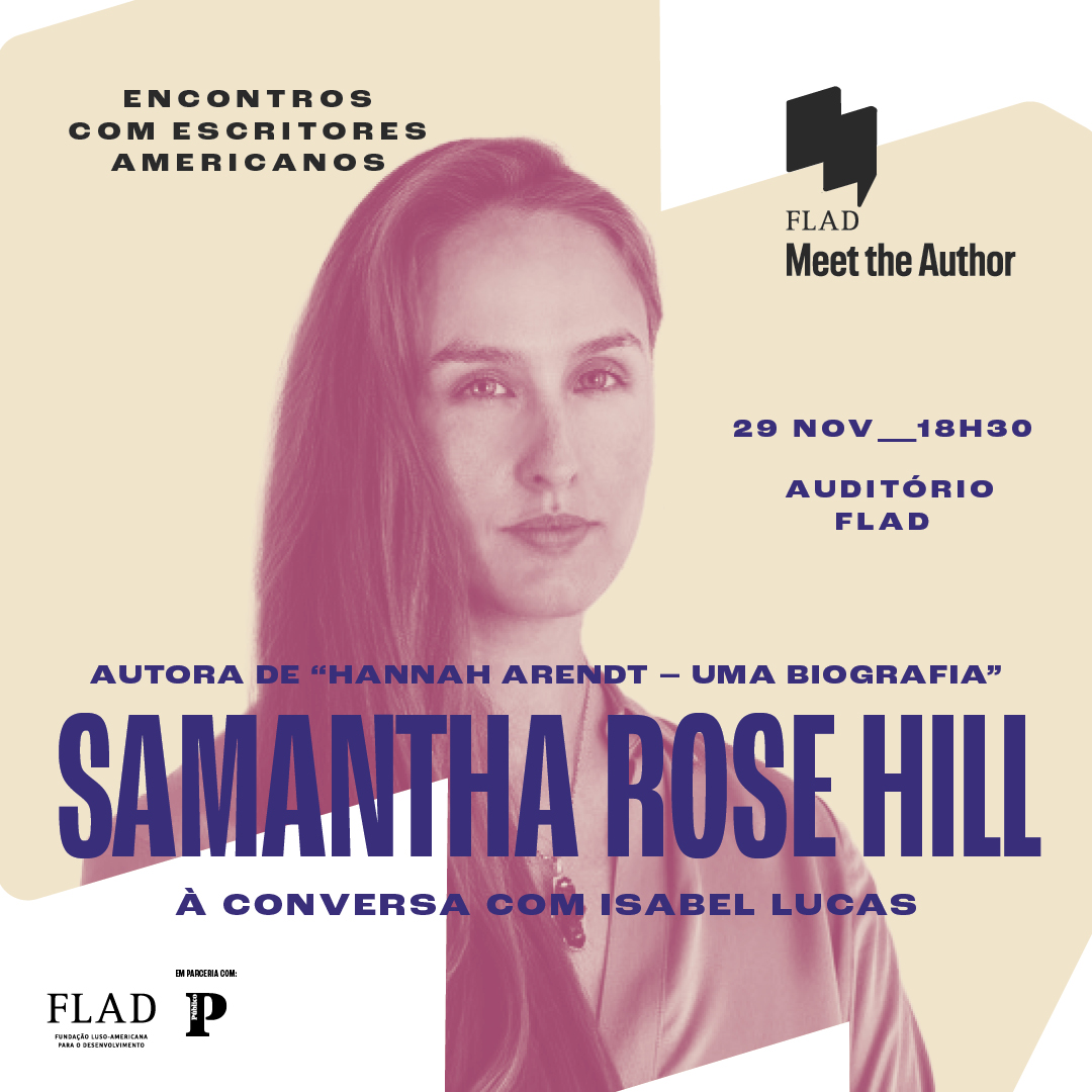 Vida e obra de Hannah Arendt em destaque no próximo Meet the Author. Escritora Samantha Rose Hill será a convidada