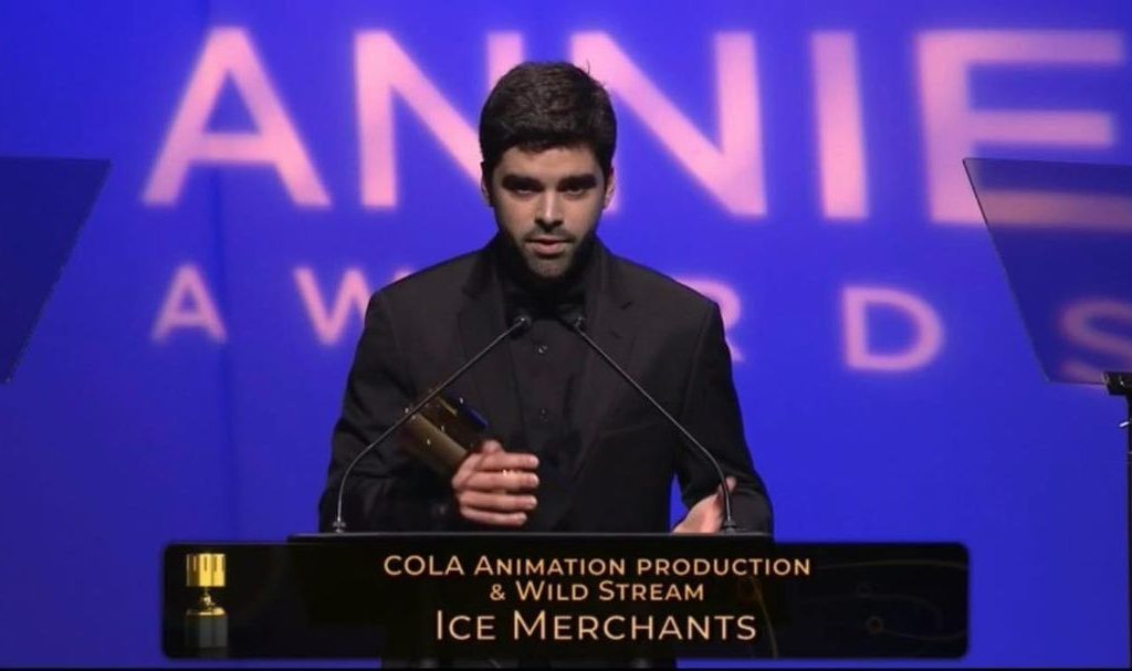 “Ice Merchants” ganhou os prémios Annie, os mais importantes do cinema de animação dos EUA