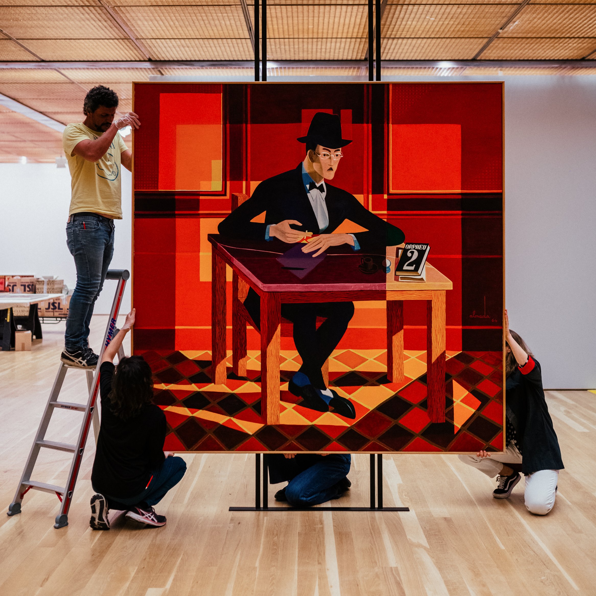 Gulbenkian inaugura exposição, “Histórias de uma Coleção”, com obras do Centro de Arte Moderna 
