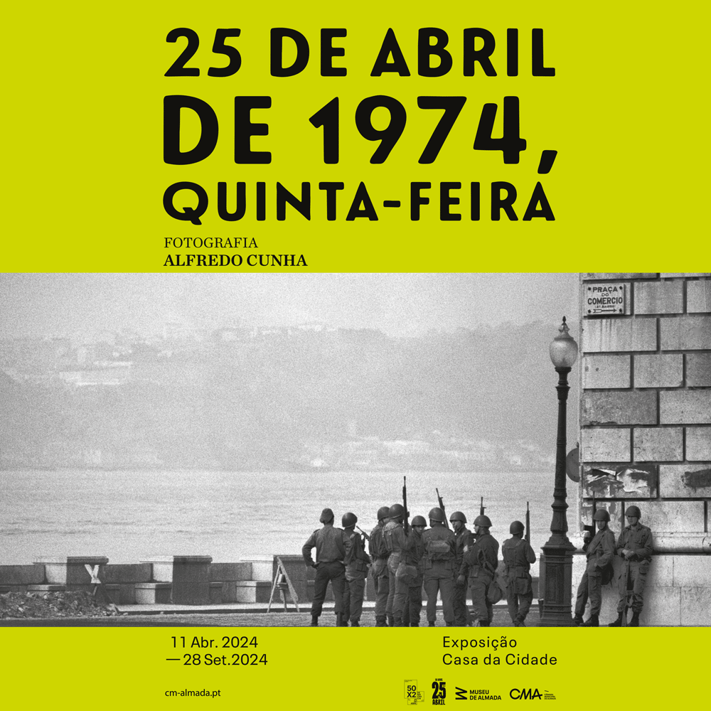 “25 de Abril de 1974, Quinta-feira”: fotografias de Alfredo Cunha em exposição no Museu de Almada