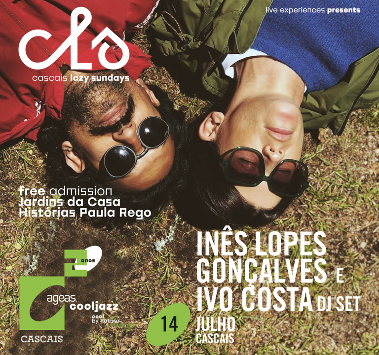 Inês Lopes Gonçalves e Ivo Costa nas Cascais Lazy Sundays este Domingo