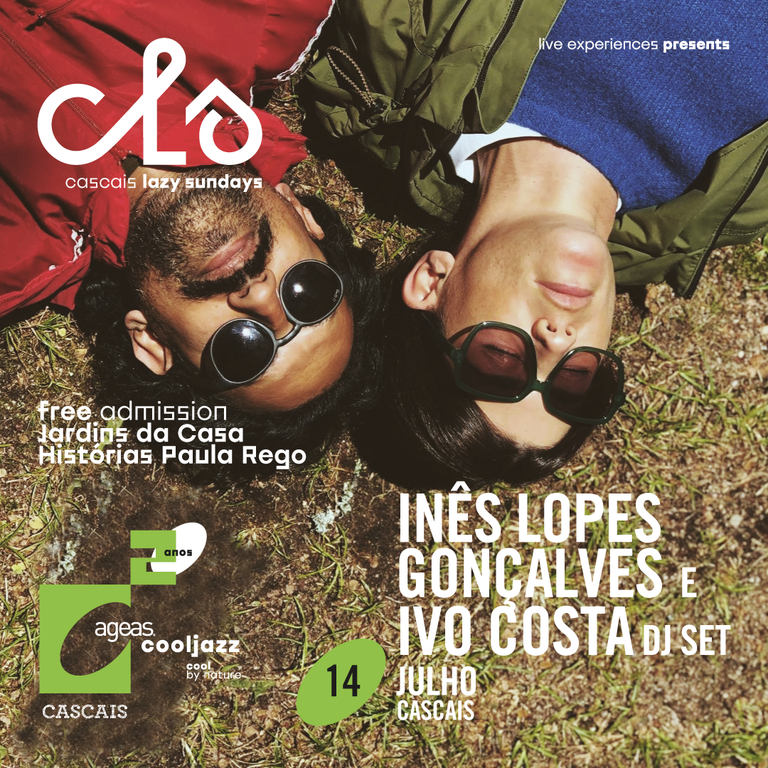 Inês Lopes Gonçalves e Ivo Costa nas Cascais Lazy Sundays este Domingo