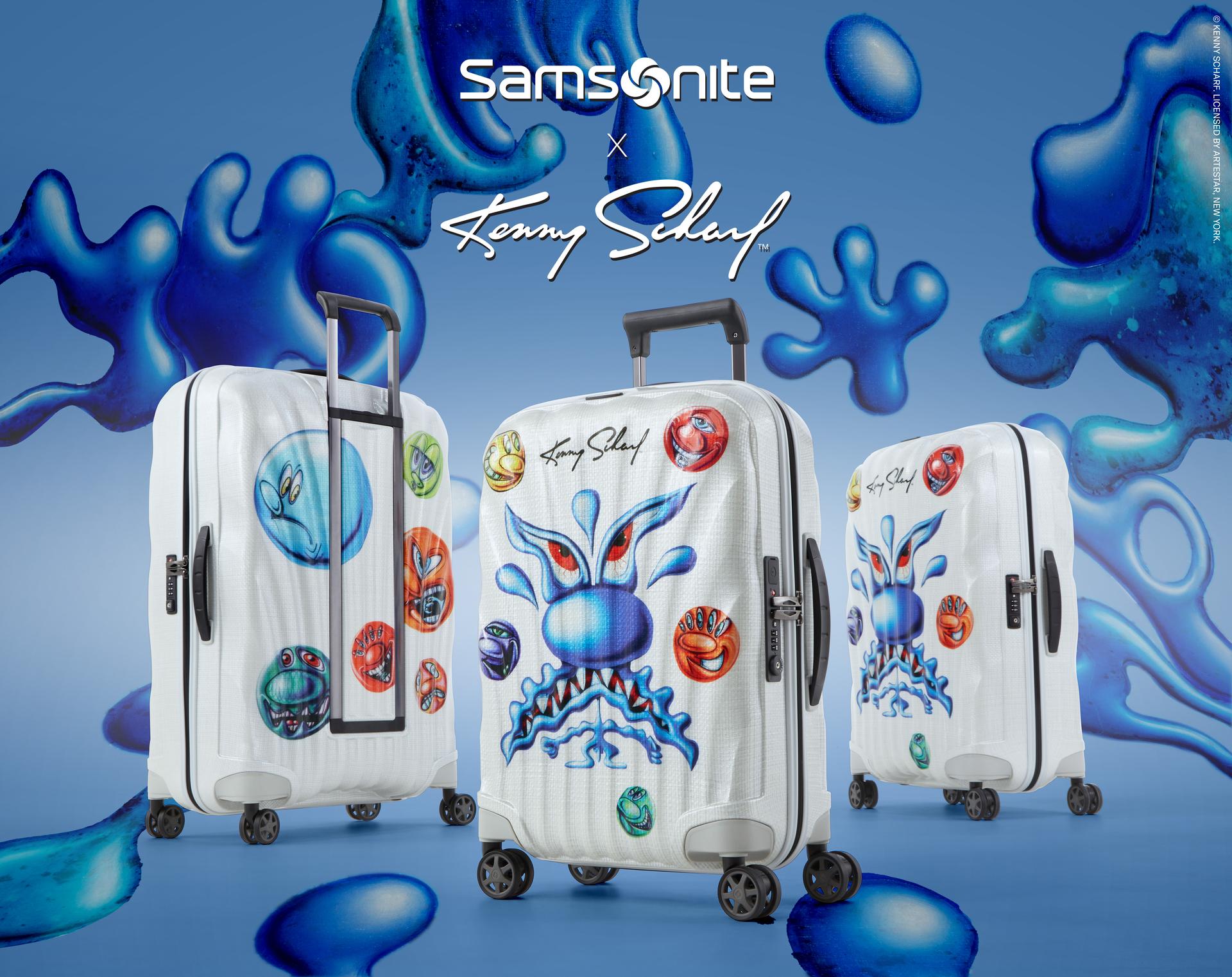 Samsonite apresenta nova coleção cápsula inspirada no artista de renome internacional Kenny Scharf