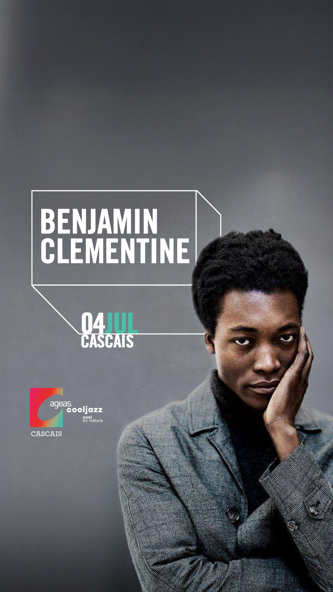 Ageas Cooljazz 2025 confirma Benjamin Clementine a 4 de Julho de 2025