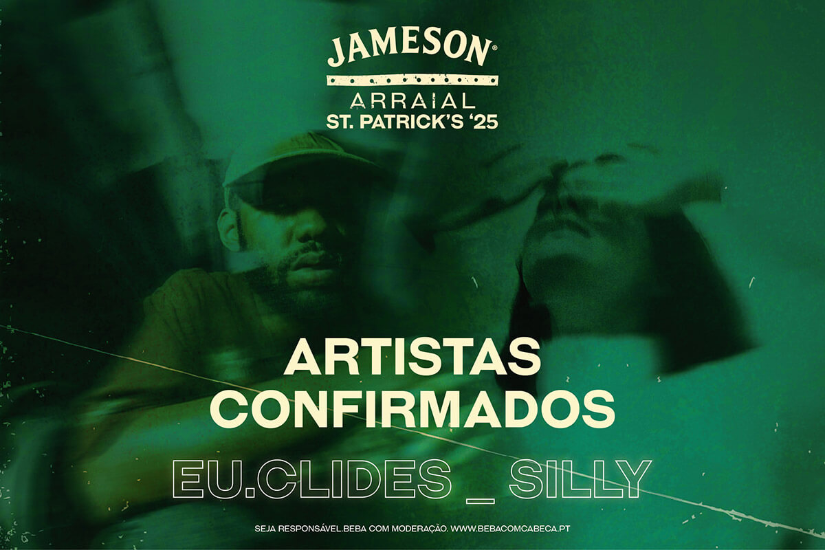 EU.CLIDES e Silly: dois dos seis artistas confirmados na 8.ª edição do Jameson Arraial St. Patrick’s